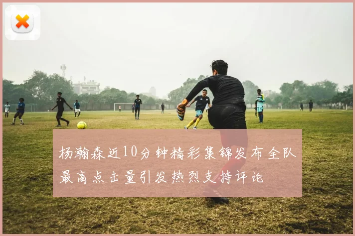 杨瀚森近10分钟精彩集锦发布全队最高点击量引发热烈支持评论